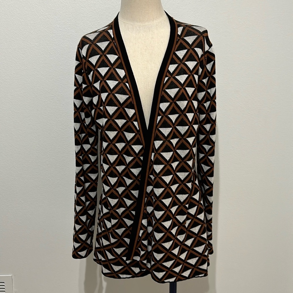 Belle by Belldini Geometric Print Sweater - L - Picture 2 of 10